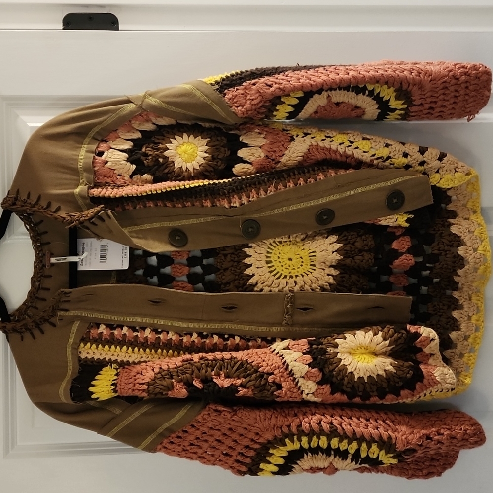 Free people no rain sweater jacket